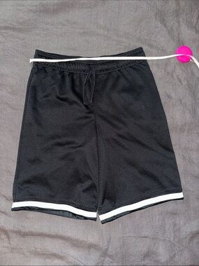 OshKosh B'gosh Black Shorts with White Hem Stripe